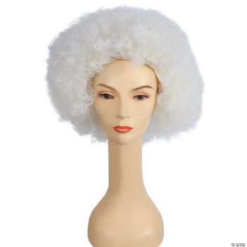 Discount Afro Wig - White