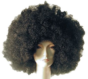Super Deluxe Afro Wig - Black