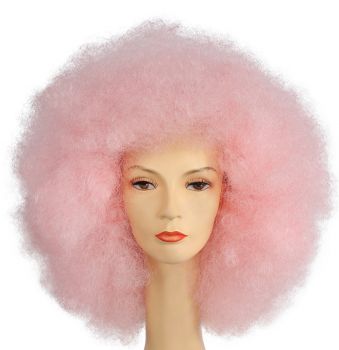 Super Deluxe Afro Wig - Light Pink