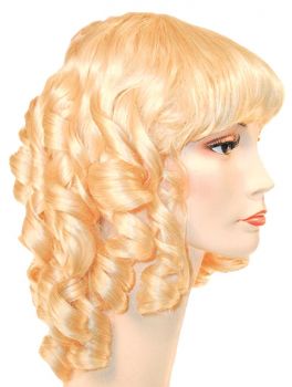 Little Women Wig - Bright Flame Red