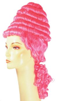 Colonial Lady Tower Wig - Light Pink