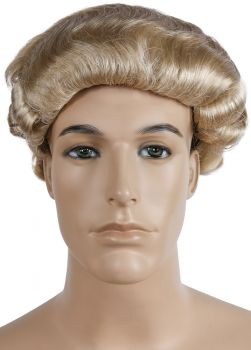 Bargain Colonial Man Wig - Champagne Blonde