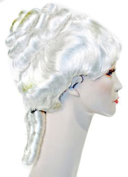 Colonial Lady Wig - White