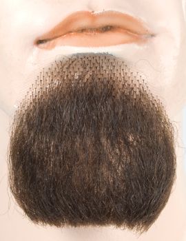 1-Point Goatee - Human Hair - Medium Brown