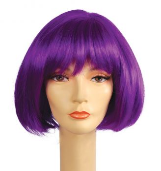 Audrey A Horrors Wig - Dark Purple