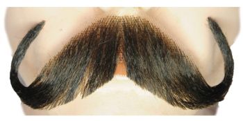 Handlebar Mustache - Blend - Light Chestnut Brown