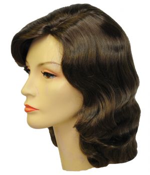 1940s Vamp Wig - Light Brown