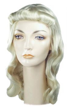 B. Stanwyck Wig - Bright Flame Red