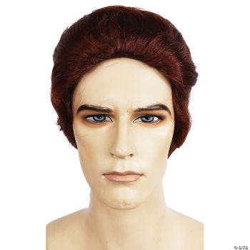 Men's Ponytail Wig - Bright Flame Red