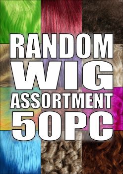 Wig Assortment 50 Pcs