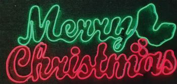 36" Light Glo Merry Christmas Sign