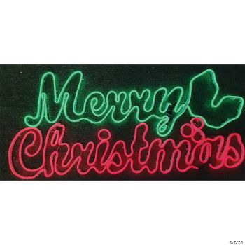 36" Light Glo Merry Christmas Sign