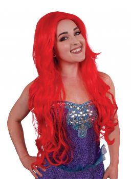 Mermaid Girl Wig Adult