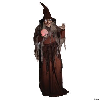 68" DigitEye Soothsayer Witch Animated Prop