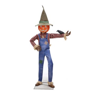 Animated Whimsical Scarecrow