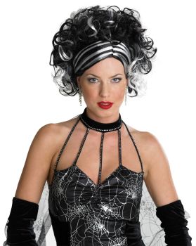 Wicked Widow Wig - White