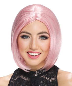 Frosted Midi Bob Wig - Rose