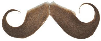 Mustache 20s Style Lt Brown