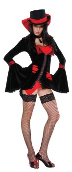 Women's Vampire Vixen Costume - Adult M/L (6 - 9)