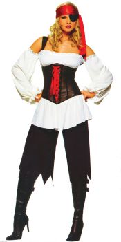 Women's Pirate Costume - Adult Medium