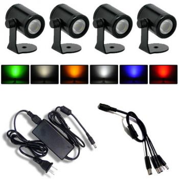 Precision Z High Powered Flood Light - 4 Pack