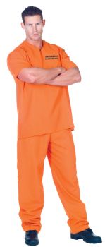 Men's Public Offender Costume - Adult OSFM