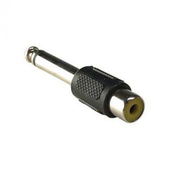 RCA Female to 1/4 Male Adapter