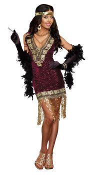 Women's Sophisticated Lady Costume - Adult M (6 - 10)