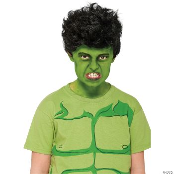 Hulk Wig Child