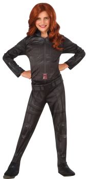 Girl's Black Widow Costume - Child Small