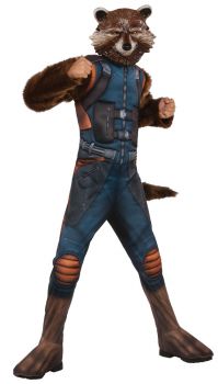 Boy's Deluxe Muscle Rocket Costume - Guardians Of The Galaxy - Child Medium
