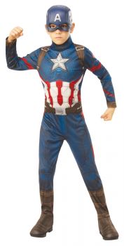 Boy's Captain America Costume - Avengers 4 - Child Small
