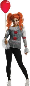 Pennywise Costume Kit Female - Adult LG