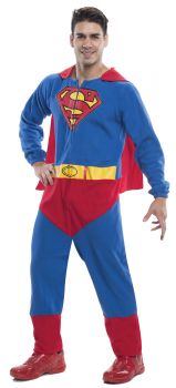 Men's Superman Romper Costume - Adult X-Large