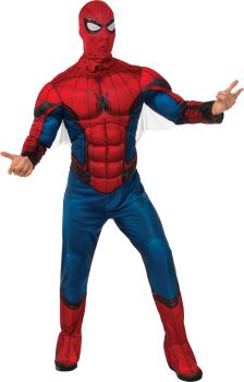 Men's Deluxe Spider-Man Muscle Chest Costume - Adult OSFM