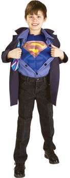 Boy's Clark Kent Superman Reverse Costume - Child Large
