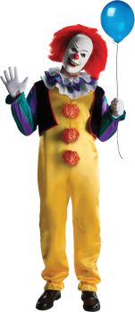 Men's Deluxe Pennywise Costume - IT - Adult OSFM