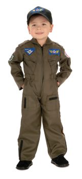 Boy's Air Force Fighter Pilot Costume - Child Large