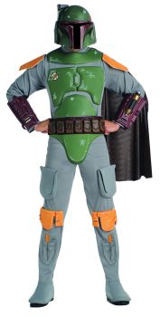 Men's Deluxe Boba Fett Costume - Star Wars Classic - Adult OSFM