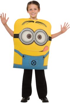 Boy's Foam Minion Dave Costume - Despicable Me 2 - Child Small