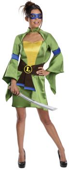 Women's Kimono Leonardo Costume - Ninja Turtles - Adult Small