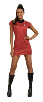 Women's Star Trek Movie Red Dress - Adult Small