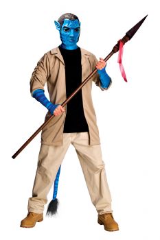 Men's Deluxe Jake Sully Costume - Avatar - Adult OSFM