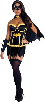 Women's Deluxe Batgirl Corset Costume - Adult Small