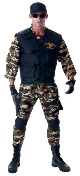 Men's Deluxe Seal Team Costume - Adult OSFM