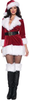 Women's Secret Santa Costume - Adult S (4 - 6)