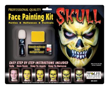 Skull Makeup Kit Wolfe Bros