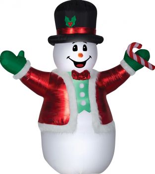 Airblown Giant Luxe Snowman Inflatable Prop