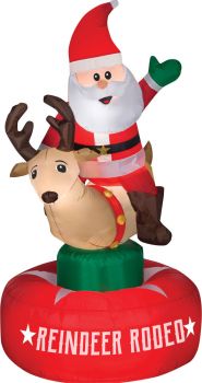 Airblown Animated Santa Reindeer