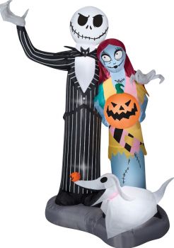 6' Airblown Nightmare Before Christmas Scene - Large